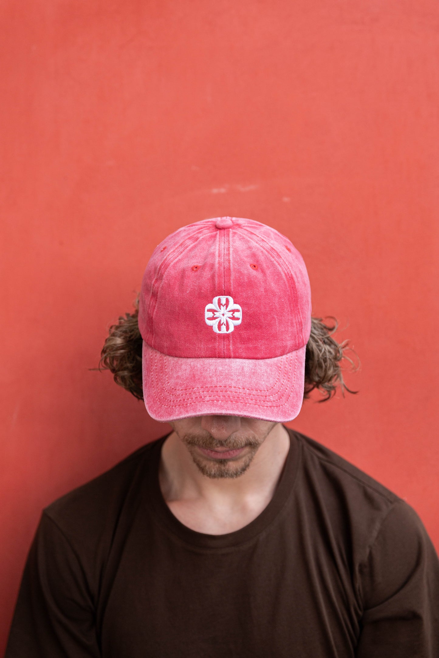 Gorra rosa Flor