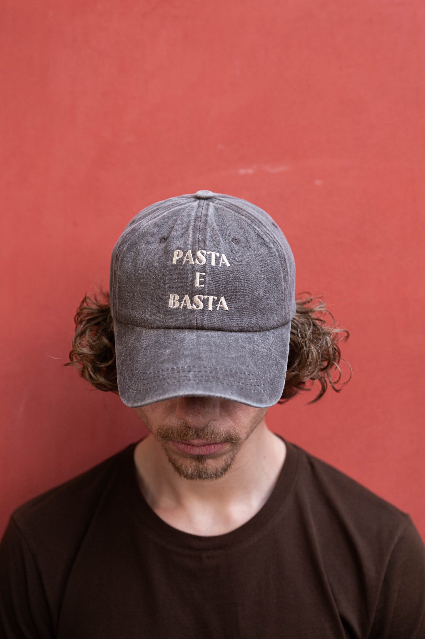 Gorra negra Pasta e Basta