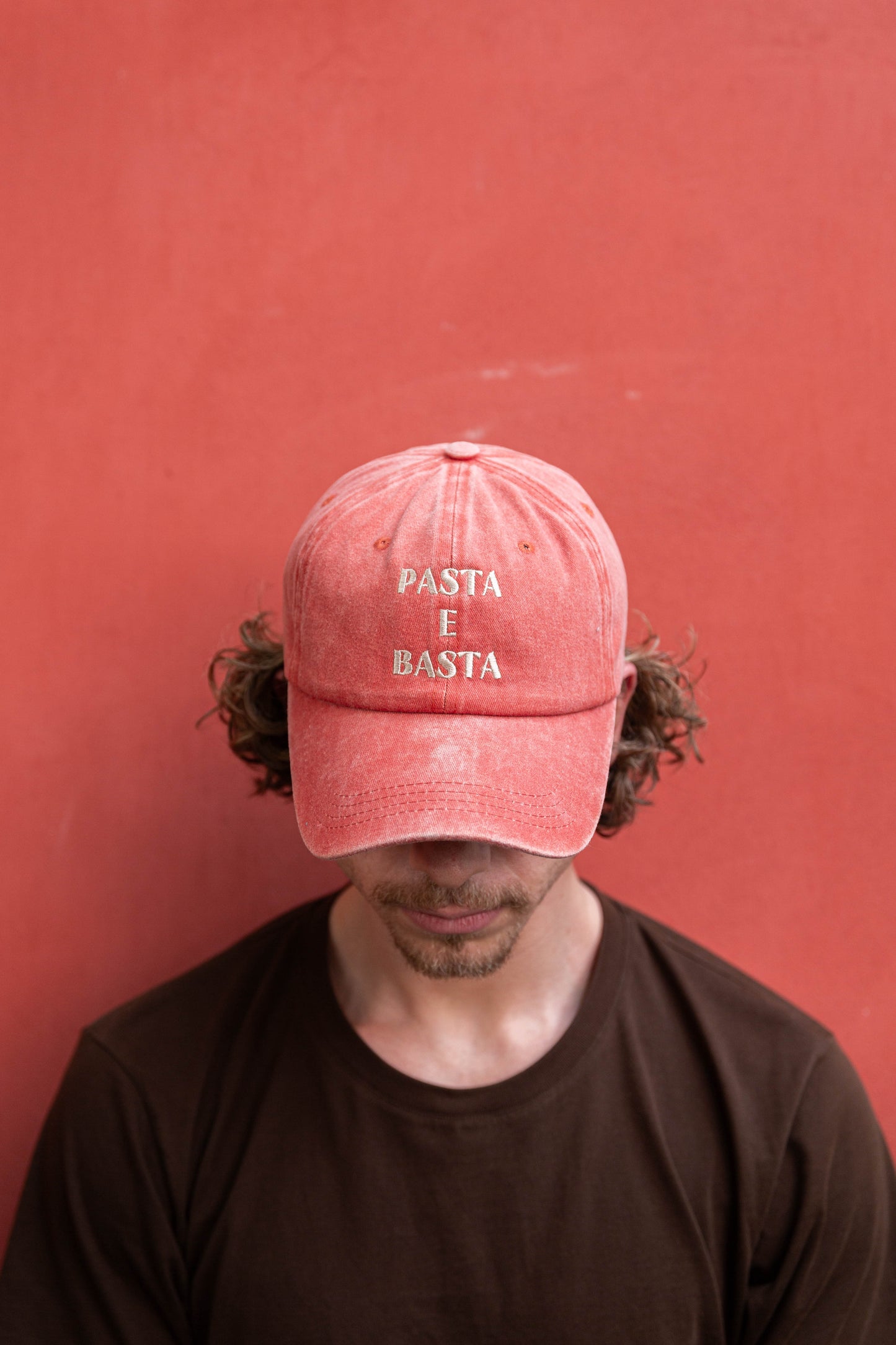 Gorra naranja Pasta e Basta